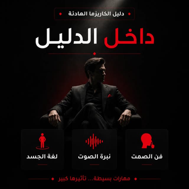 صفحات وتمارين من داخل دليل الكاريزما الهادئة
