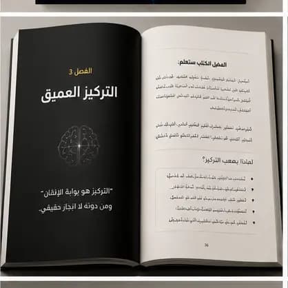 معاينة فصل التركيز العميق